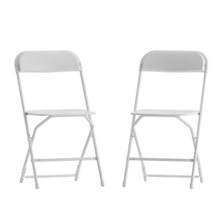 Cheap white folding online chairs